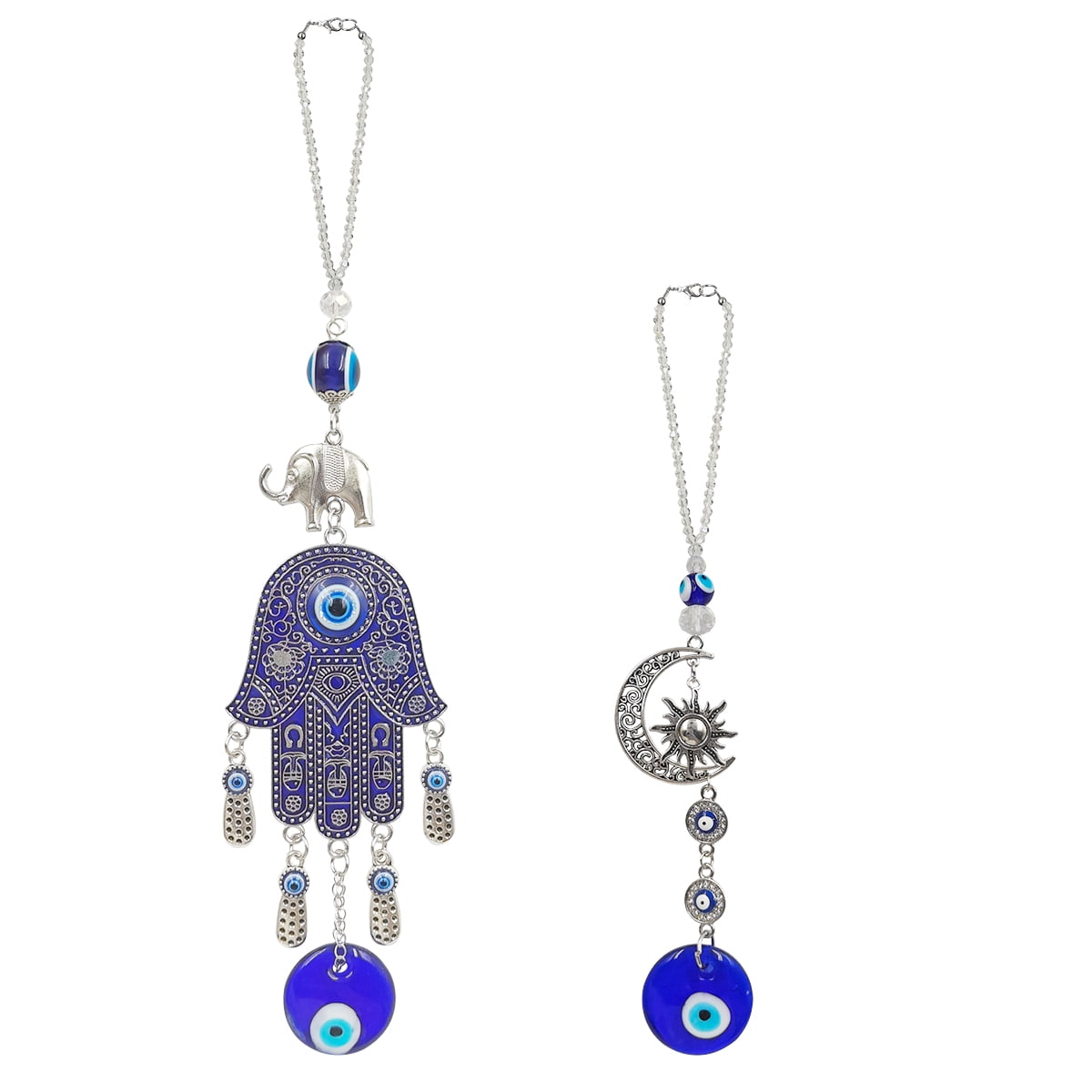 Car Mirror Charm Evil Eye Car Pendant Evil Eye Amulet For Car