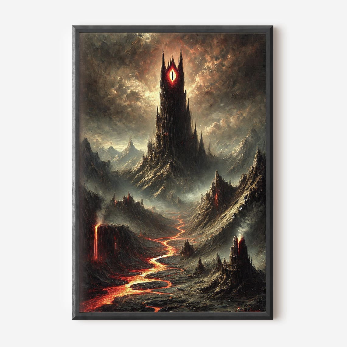 Evil Eye Dark Landscape Fantasy
