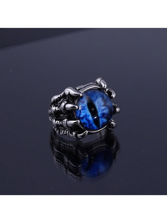 Evil Eye Demon Ring Unisex Personality Punk Cool Fashion European and American Retro Ring