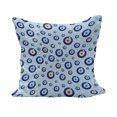 thumbnail image 1 of Evil Eye Fluffy Throw Pillow Cushion Cover, Traditional Protection on Dotted Backdrop Celebration Theme, Decorative Square Accent Pillow Case, 18" x 18", Multicolor, by Ambesonne, 1 of 5