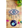 thumbnail image 1 of Evil Eye Hanging for Home Entrance Door Decoration, Nazar Battu for Home Protection, Good Luck Charm and Prosperity, Big Size (Meenakari Eye White), 1 of 5