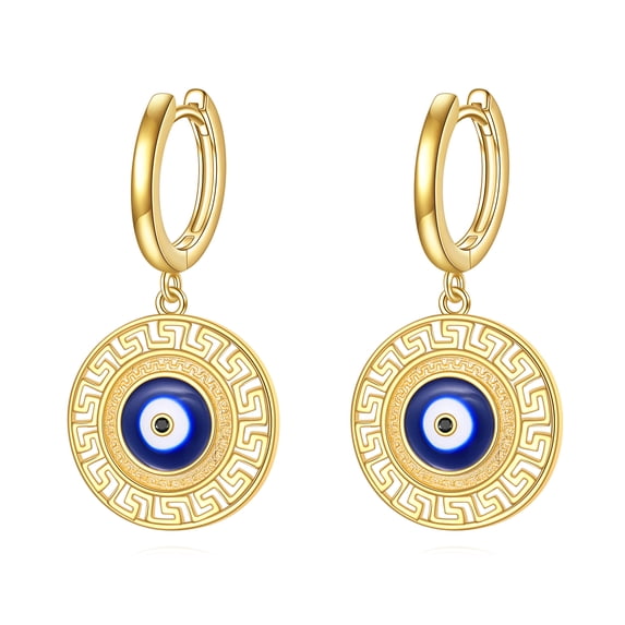 Evil Eye Hoop Earrings 925 Sterling Silver Evil Eye Earrings Jewelry Gifts for Women
