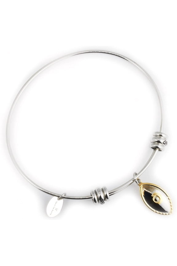 Evil Eye Jewelry | Evil Eye 100% Stainless Steel Gold and Silver Colored with Evil Eye Charms on an Evil Eye Pendant Great Protection Necklace or Protection from Evil Trendy Jewelry for Women