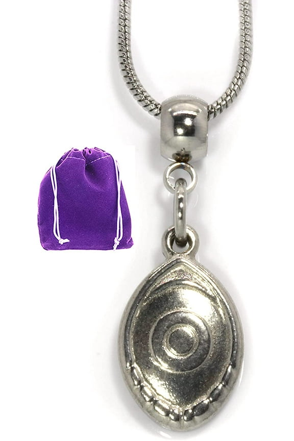 Evil Eye Jewelry | Evil Eye 100% Stainless Steel Silver Colored with Evil Eye Charms on an Evil Eye Pendant Great Protection Necklace or Protection from Evil Trendy Jewelry for Women