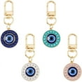 thumbnail image 1 of Evil Eye Keychain Charms Rhinestone Pendant Keychain Alloy pendant Keychain Amulet Good Luck Charms for Keys Bags, 1 of 9