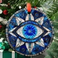 thumbnail image 1 of Evil Eye Ornament Sun Catcher with Mountain Window Hanging, Suncatchers for Windows Hanging, Lavender Wall Decor, for Women/Friends/Lover, 2025, Festive Home Accent, Memorable, 1 of 5