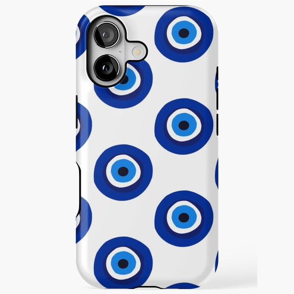 Evil Eye Protection Pattern Mystic Amulet Talisman Phone Case 17 16 15 14 13 12 11 Pro Max