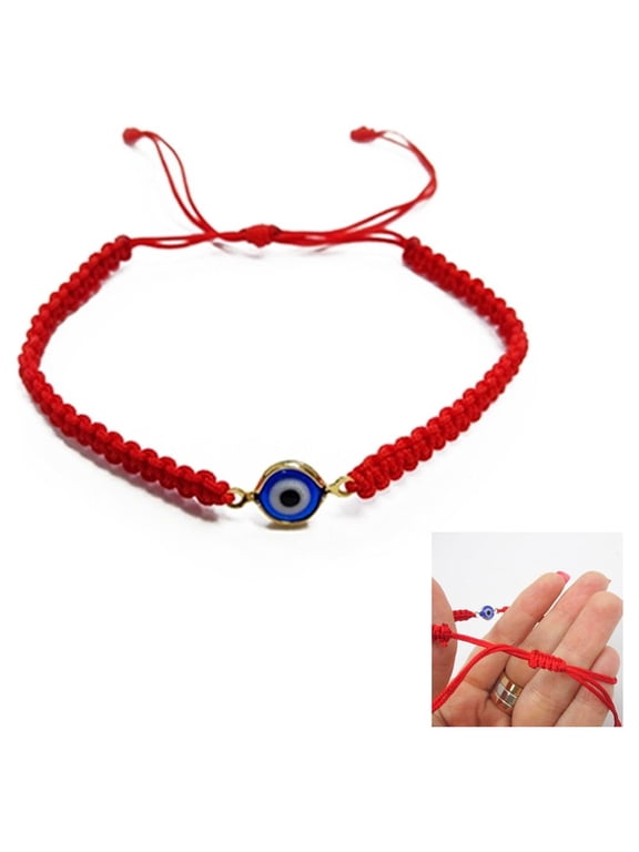 Evil Eye Red String Kabbalah Bracelet Nazar Mati Bead Good Luck Charm Protection