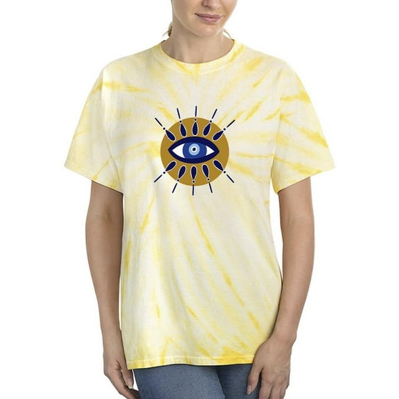 Evil Eye Symbol Tie Dye Cyclone Women -Image by Shutterstock, Female x-Large