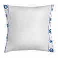 thumbnail image 1 of Evil Eye Throw Pillow Cushion Cover, Evil Eye Borders Spirals Swirls Good Luck Charm Traditional Decorative, Decorative Square Accent Pillow Case, 20 X 20 Inches, Blue Light Blue White, by Ambesonne, 1 of 2