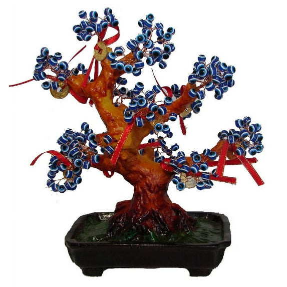 Evil Eye Tree with Golden Coins