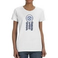 thumbnail image 1 of Evil Eye With Branches Shaped T-Shirt Women -Image by Shutterstock, Female 3X-Large, 1 of 4