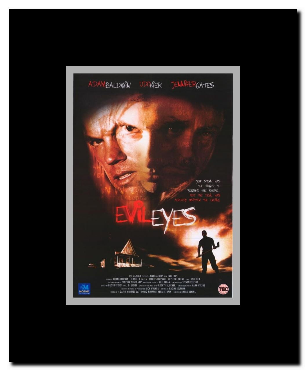 Evil Eyes Framed Movie Poster
