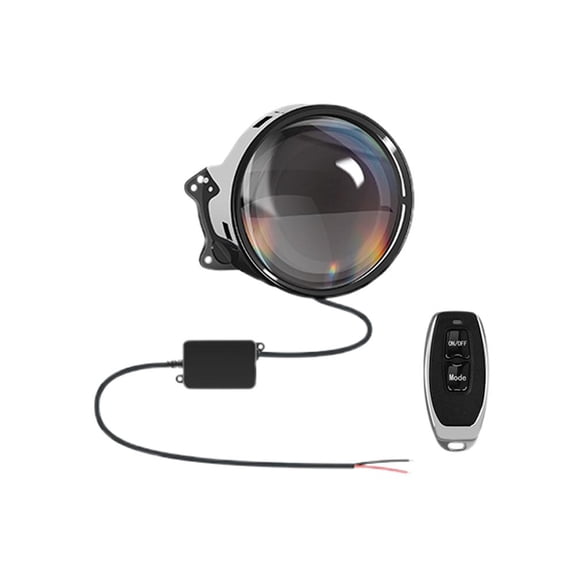 Evil Eyes LED Car Motorcycle Headlight, 12-36V Dynamic Devil Eyes Car Lights, Demon Red LED Eyes Cosplay Halloween Lights