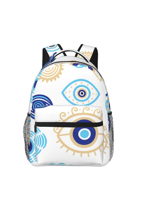 Evil Eyes Magic Talisman Laptop Backpack Travel Rucksack for Teens Adults, Fits 15-inch Notebook
