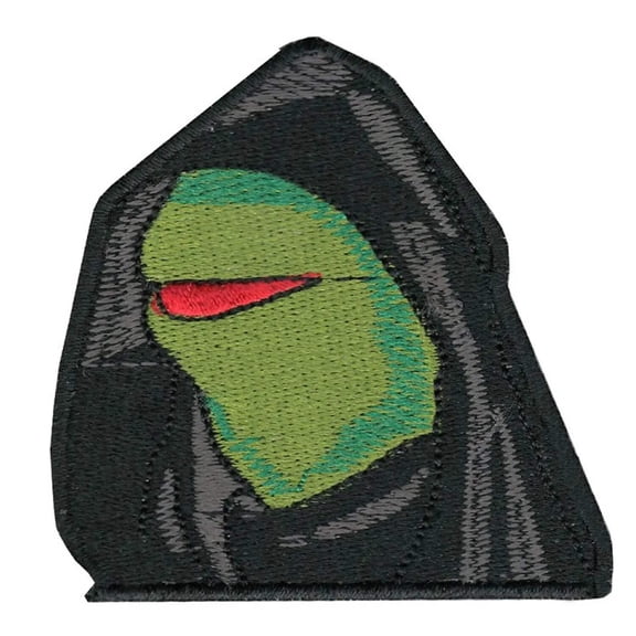Evil Frog Embroidered Iron On Patch