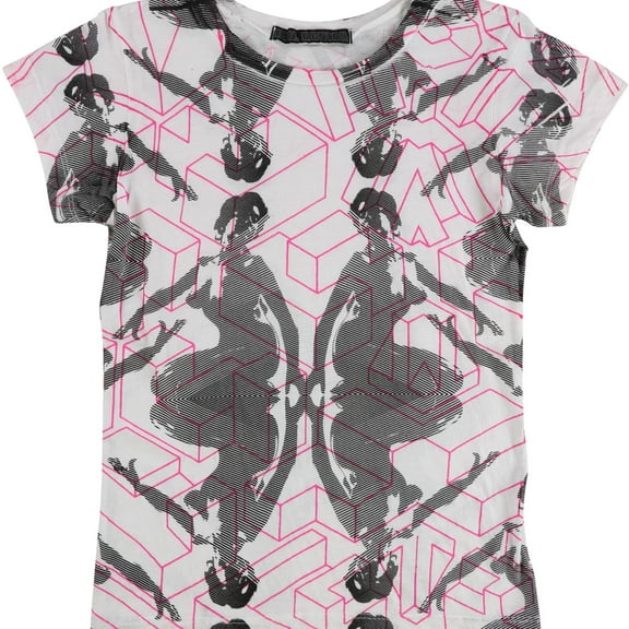 Evil Genius Boys 3D Shapes Stripes Graphic T-Shirt, Multicoloured, Big Kids (8-20), L (14)