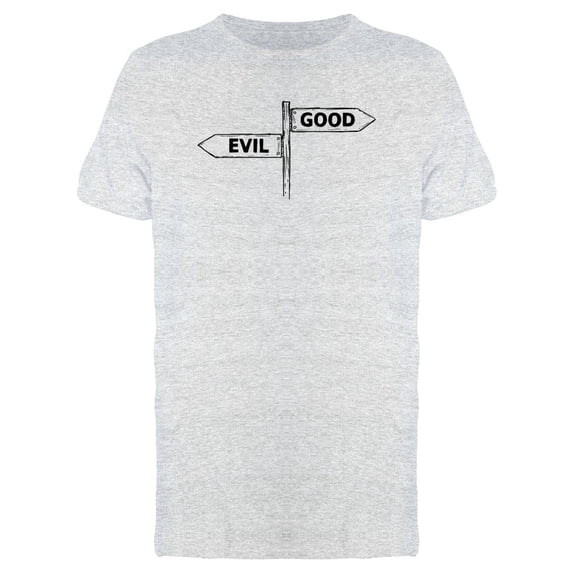 Evil Good Travel Signs Tee Men's -Image by Shutterstock