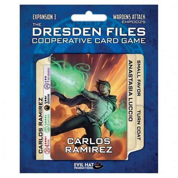 Evil Hat Productions Dresden Files Cooperative Card Game - Wardens Attack Expansion