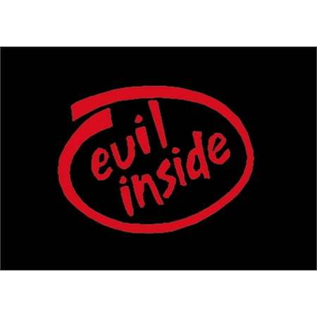 Evil Inside - Sticker - 4 1/2" x 3"