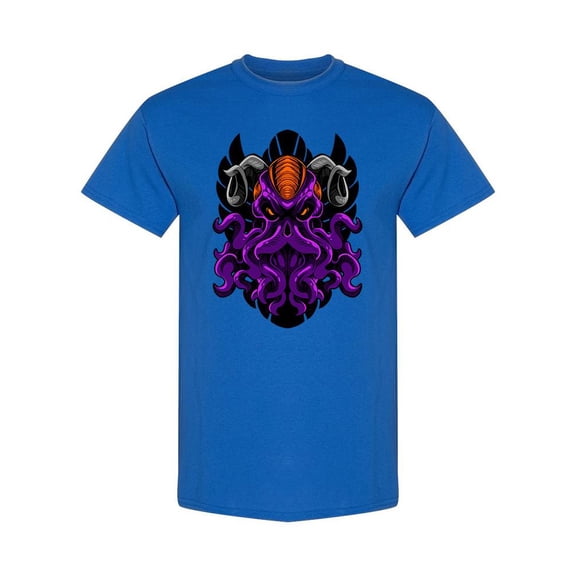 Evil Kraken Mascot T-Shirt Men -Image by Shutterstock, Male Large