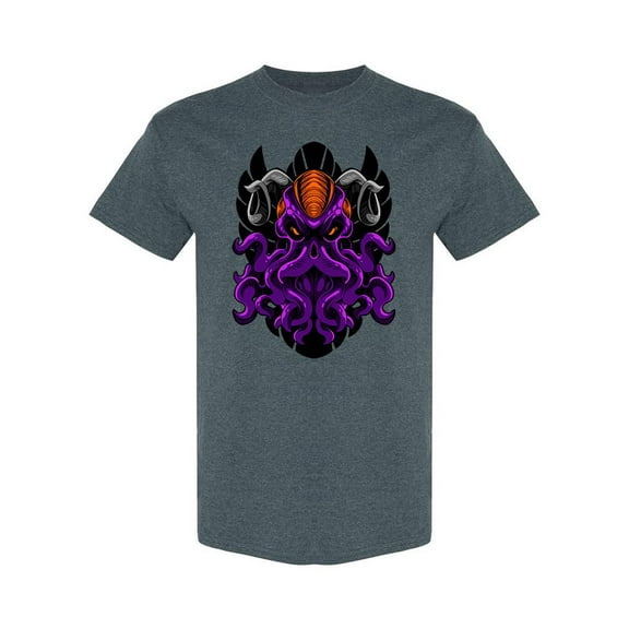 Evil Kraken Mascot T-Shirt Men -Image by Shutterstock, Male Small