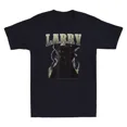 thumbnail image 1 of Evil Larry Cat Dank Brainrot Meme Funny Graphic Retro Humor Unisex T-Shirt, 1 of 2