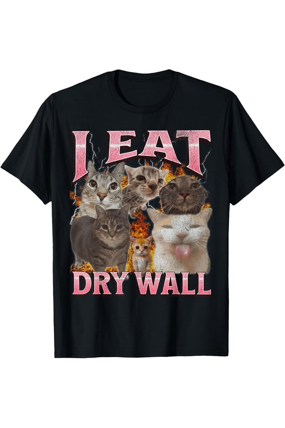 Evil Larry Meme Larry Cat Meme Cursed Memes Brainrot Memes T-Shirt, Vintage Birthday Gift