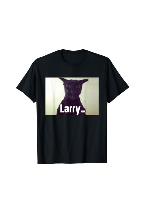 Evil Larry Meme Larry Cat Meme Cursed Memes Brainrot Memes T-Shirt