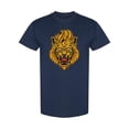 thumbnail image 1 of Evil Lion Head Mascot   T-Shirt Men -Image by Shutterstock, Male 3X-Large, 1 of 2
