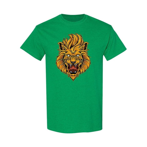 Evil Lion Head Mascot Tee Men's -Image by Shutterstock