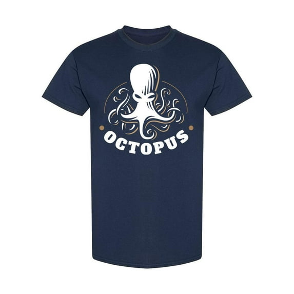 Evil Octopus Logo T-Shirt Men -Image by Shutterstock, Male Small