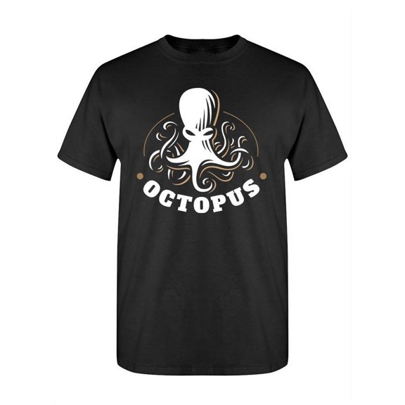 Evil Octopus Logo T-Shirt Men -Image by Shutterstock, Male XX-Large