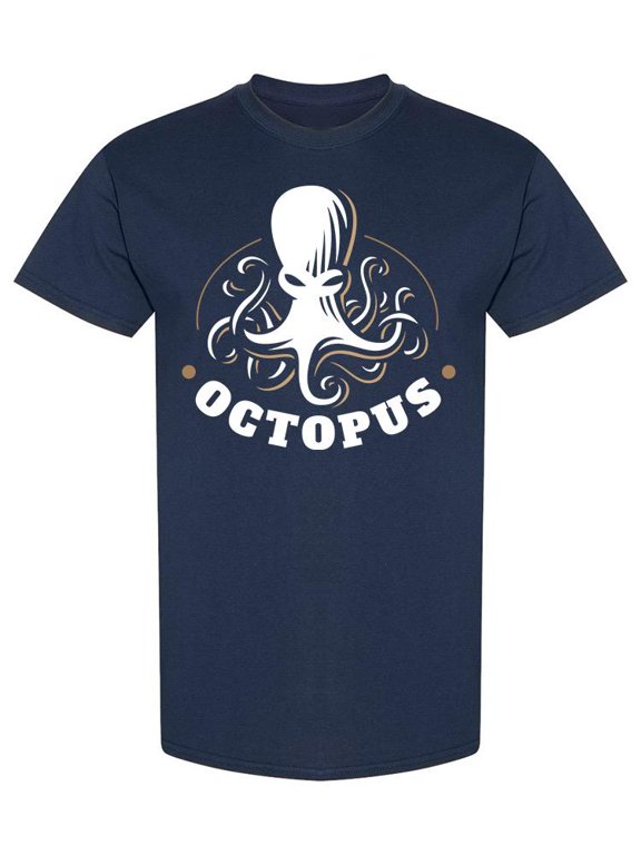 Evil Octopus Logo T-Shirt Men -Image by Shutterstock, Male x-Large