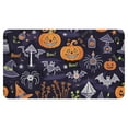 thumbnail image 1 of Evil Pumpkin Ghost Door Mat,Non-Slip Doormat Happy Halloween Mat 17x30 Inch Throw Rug for Room Winter Laundry, 1 of 6