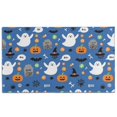 thumbnail image 1 of Evil Pumpkin Ghost Non-Slip Door Mat - Innovative Design x Inch Cartoon Halloween Pumpkin Protection Throw Rugs Switch Rug for Entryway Porch Entryway Kitchen, 1 of 7