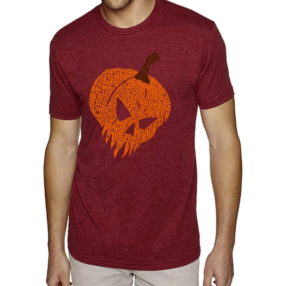 Evil Pumpkin - Men's Premium Blend Word Art T-Shirt