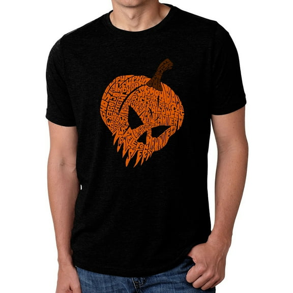 Evil Pumpkin - Men's Premium Blend Word Art T-Shirt