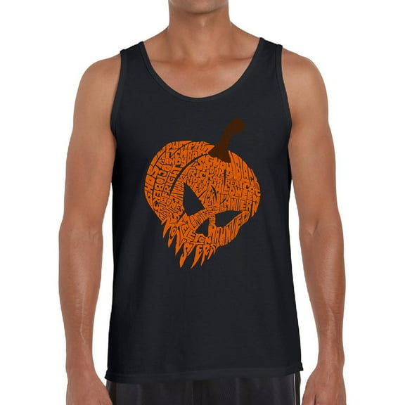 Evil Pumpkin - Men's Word Art Tank Top
