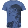 thumbnail image 1 of Evil Queen Of The Barnyard Chicken Mens T Shirt Heather Royal X-LG, 1 of 1
