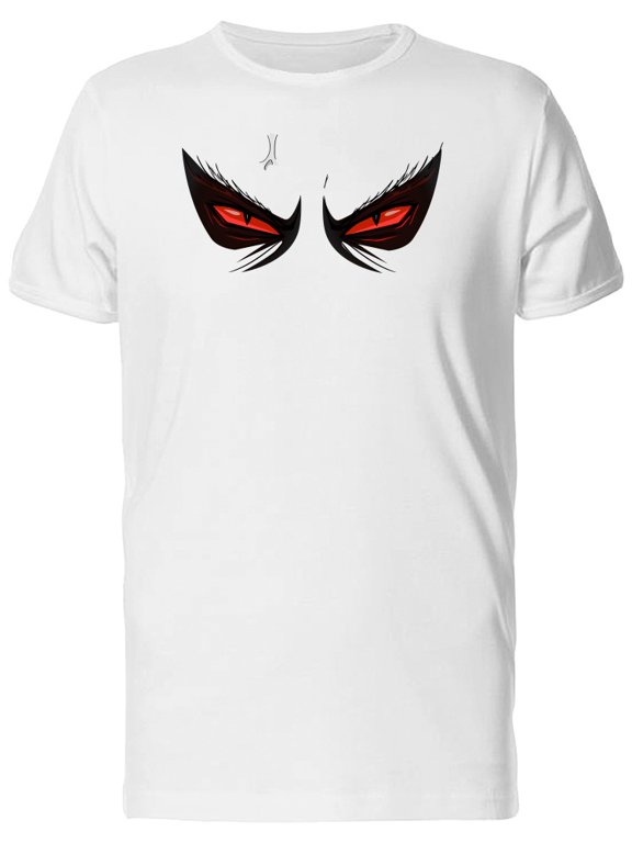Evil Red Eyes T-Shirt Men -Image by Shutterstock, Male Small
