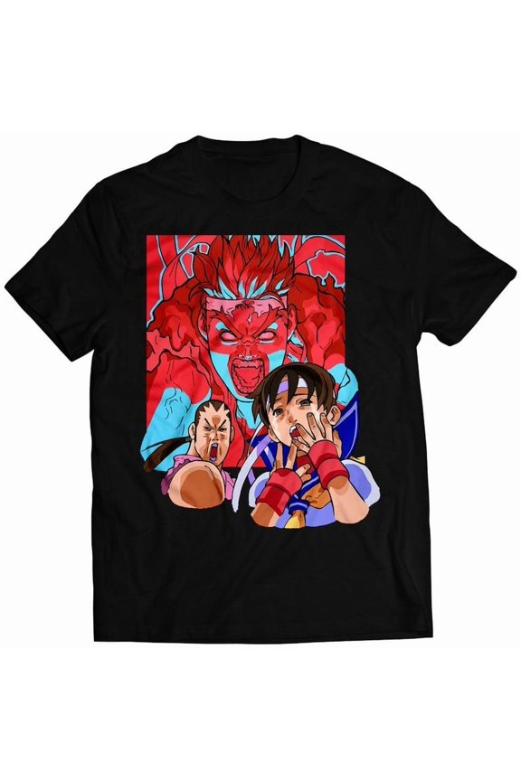 Evil Ryu Dan Sakura Premium Unisex T-shirt (vectorized Design)