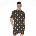 thumbnail image 1 of Evil Scary Clown Pattern Short Sleeve Men'S Rompers Casual Summer Jumpsuits Outfit, 1 of 4