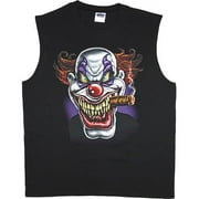 Evil Scary Killer Clown t-shirt sleeveless t-shirt muscle tee for men