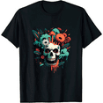 thumbnail image 1 of Evil Skull Pattern T-shirt 3508051_black, 1 of 3