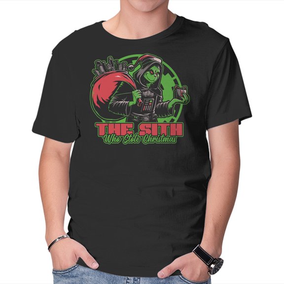 Evil Star Stealing Christmas Unisex T-Shirt Tee Sweatshirt Hoodie Tank Top