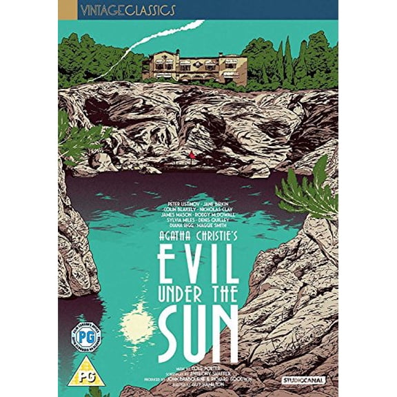 Evil Under The Sun (DVD) Maggie Smith Paul Antrim Diana Rigg Emily Hone John Alderson