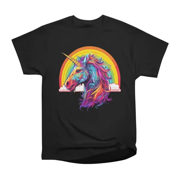 Evil Unicorn T-Shirt Tee Gift For Him Merch For Her Apparel For Friend