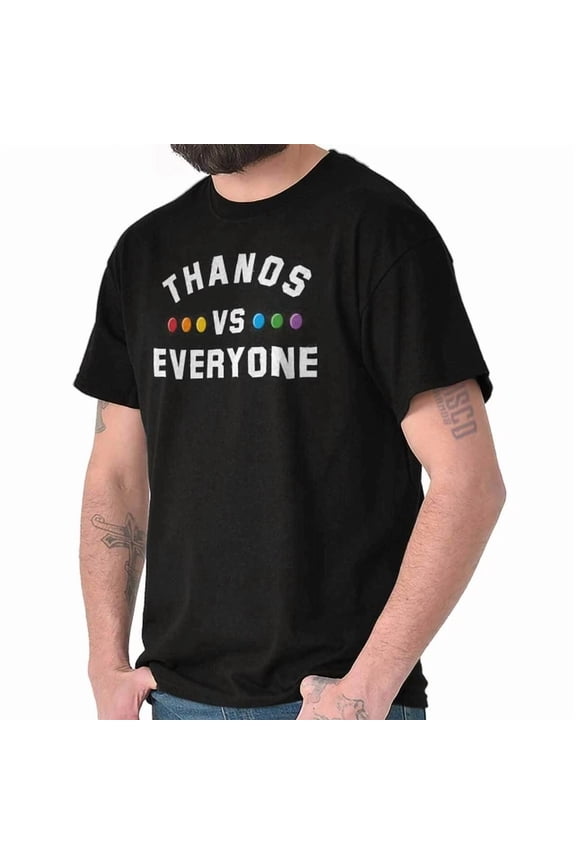 Evil Villain Vs Everyone Stone Snap Gauntlet Shirt, Unisex T-Shirt