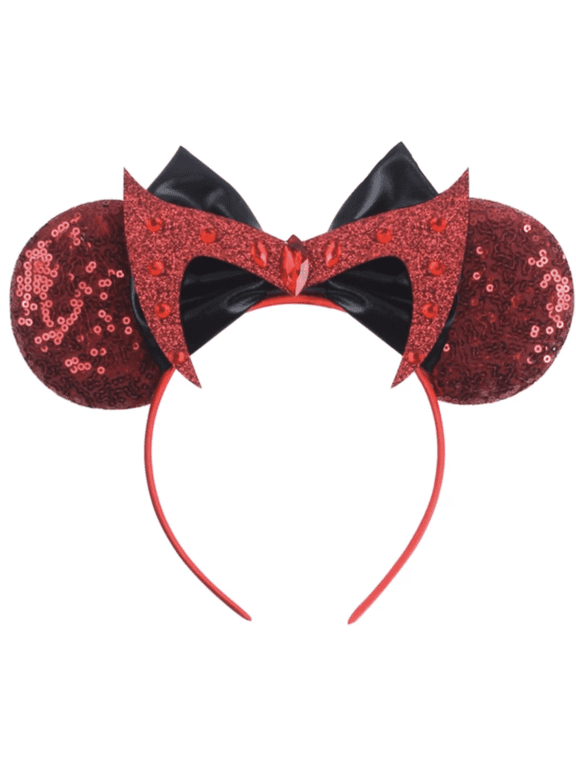 Evil Witch Minnie Ears, Evil Witch Mickey Ears, Villian Headband